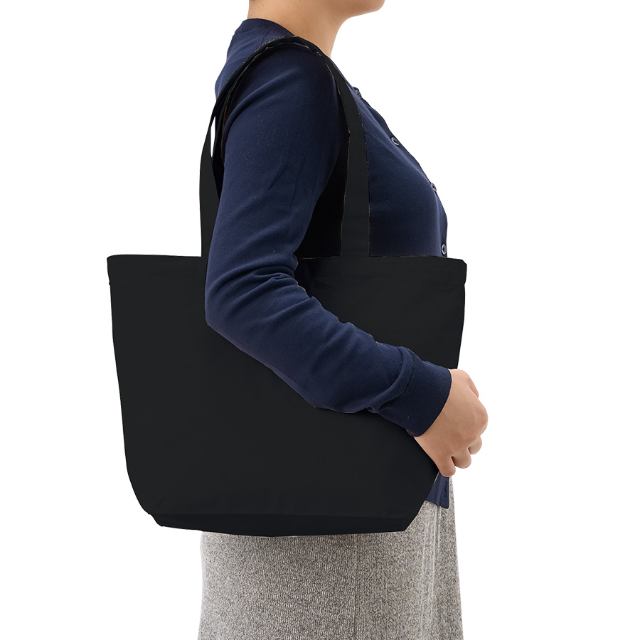 キャンバスベーシックファスナートート（M）