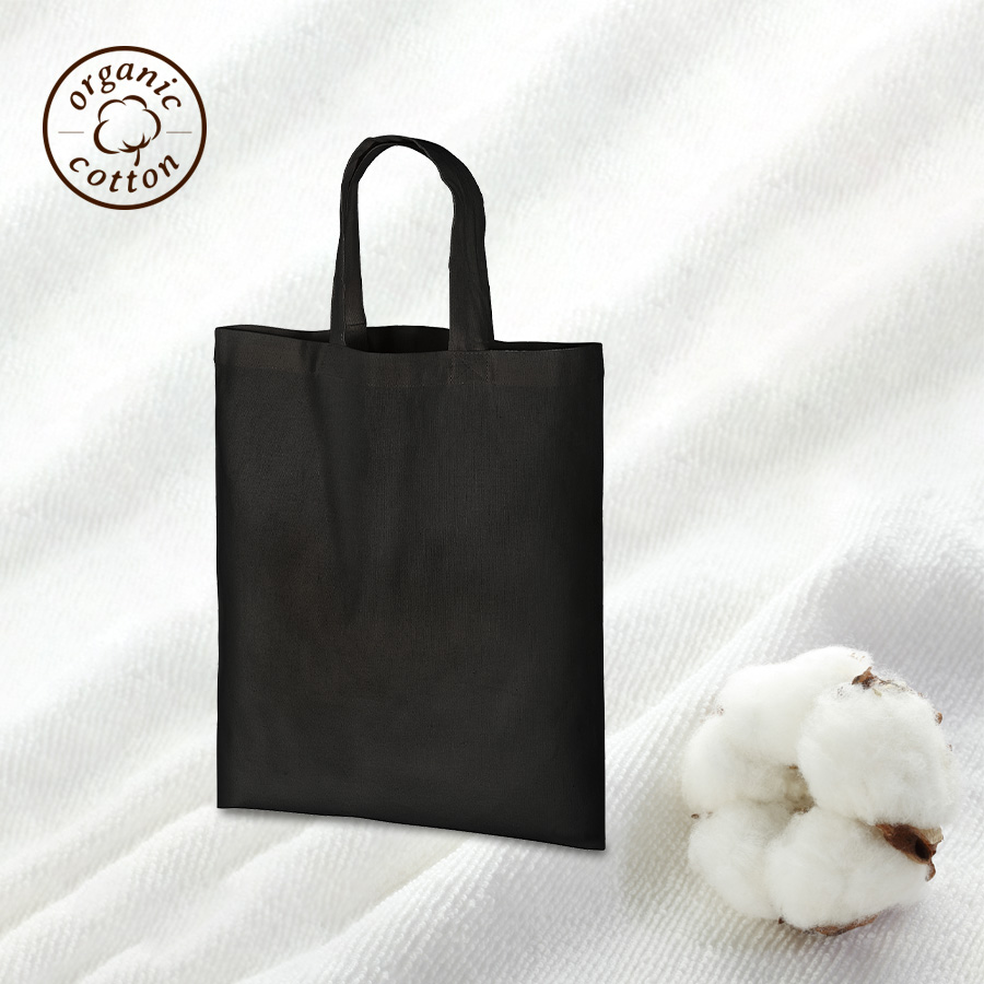 オーガニック厚手コットンA4フラットバッグ