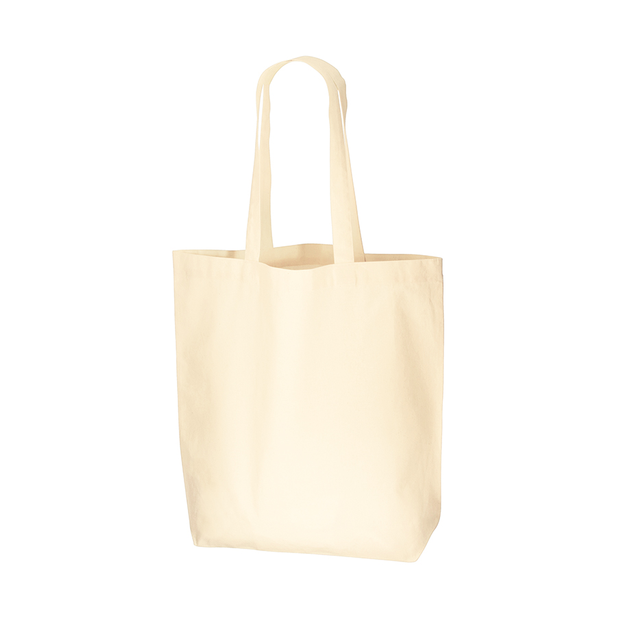 オーガニック厚手コットンバッグ（L）　ナチュラル