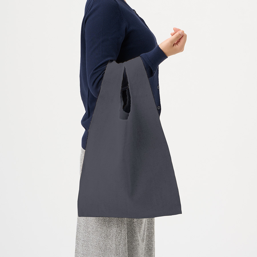 【アウトレット】コットンリネンマルシェバッグ（Ｍ）