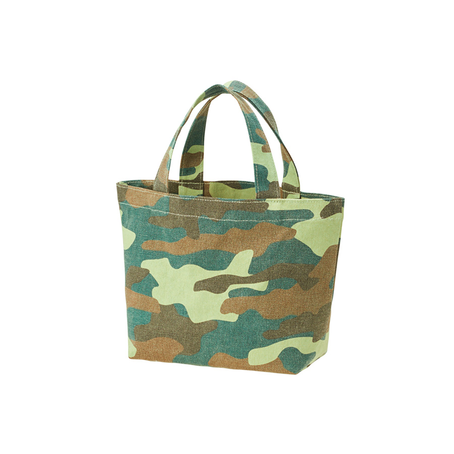 ライトウォッシュキャンバストート（S）　カモフラージュ