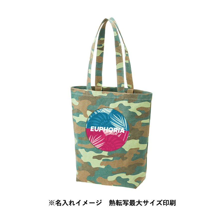 ライトウォッシュキャンバストート（M）　カモフラージュ