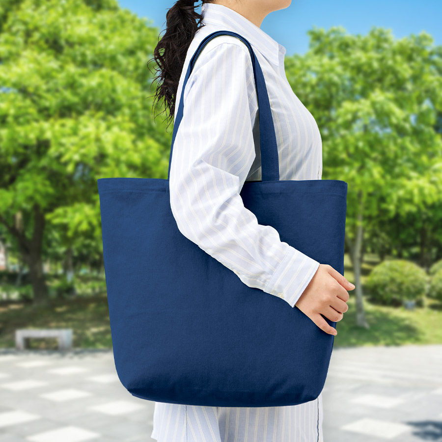 TR-1324ライトウォッシュキャンバストート（L）