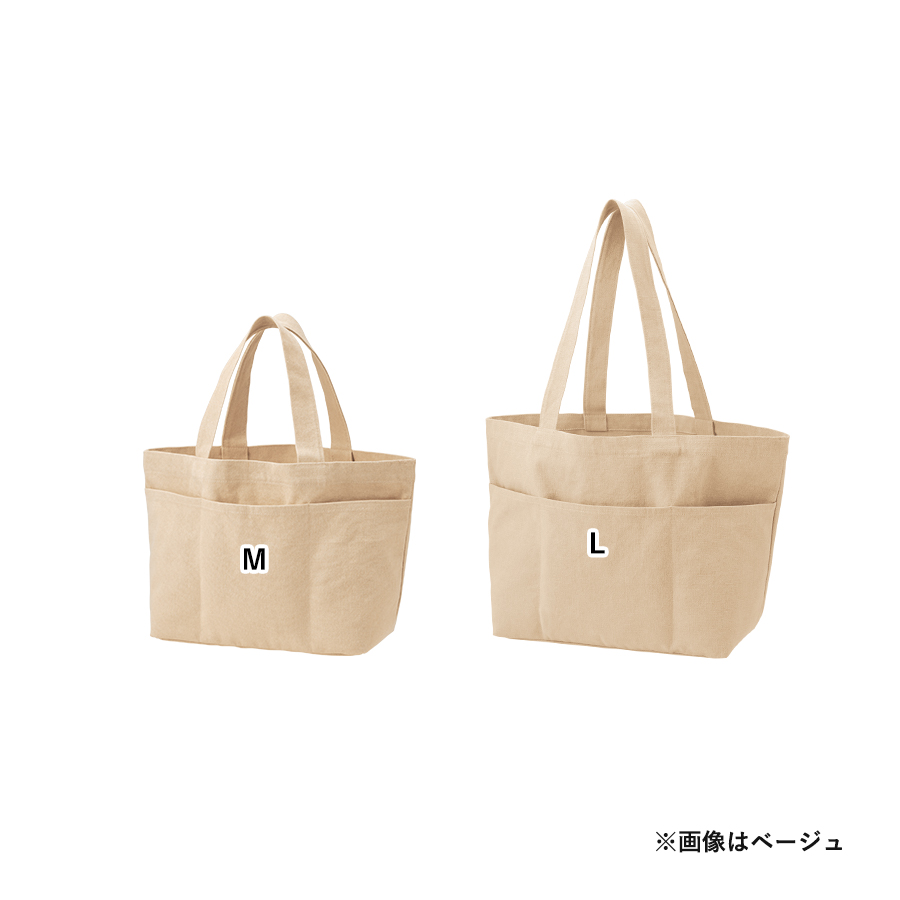 ライトウォッシュキャンバスツールトート（M）