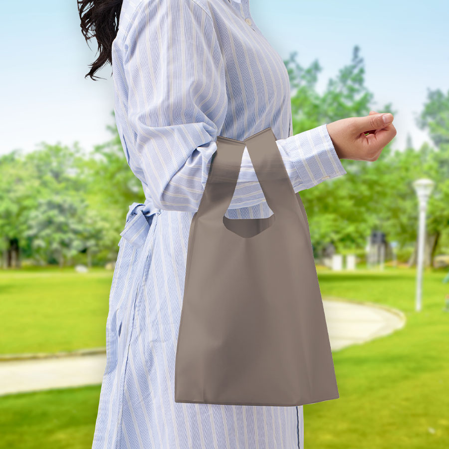 TR-1329-009【アウトレット】EVAマルシェバッグ（S）　ブラック