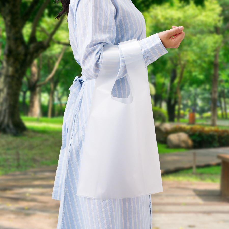 TR-1330-004【アウトレット】EVAマルシェバッグ（M）　クリア