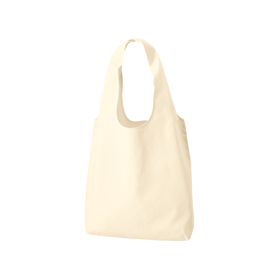 厚手コットンショルダーハンドルトート（M）　ナチュラル