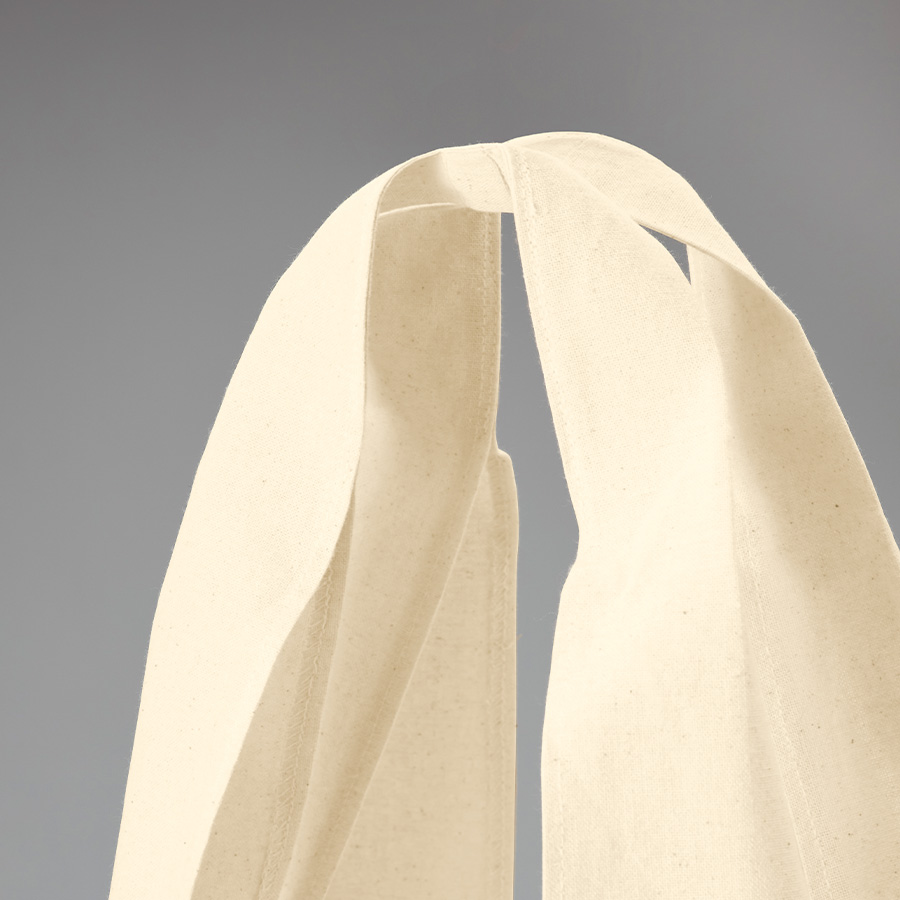 厚手コットンショルダーハンドルトート（L）　ナチュラル