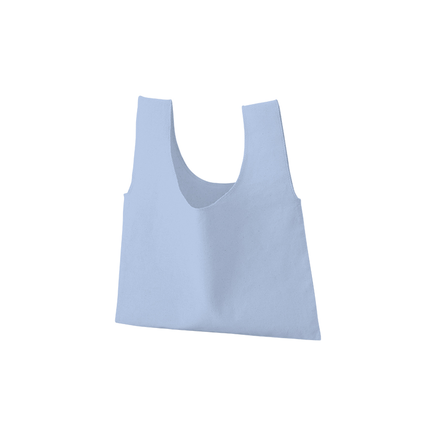 厚手コットンフラットミニマルシェバッグ