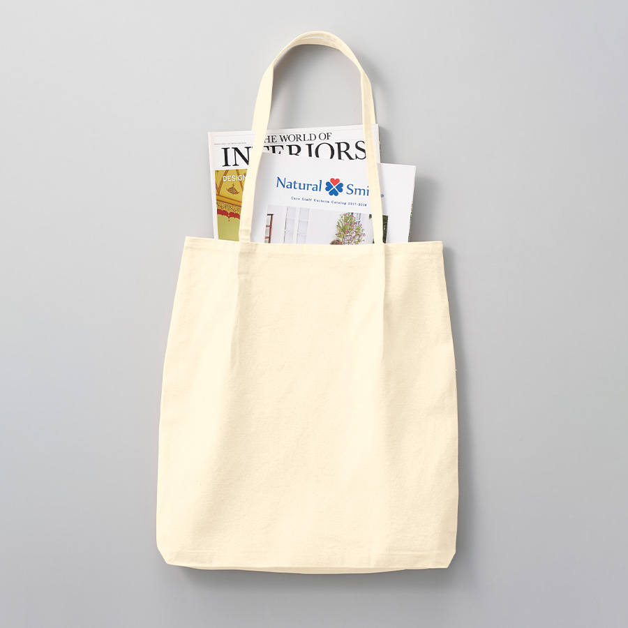 つまみハンドルキャンバストート ナチュラル