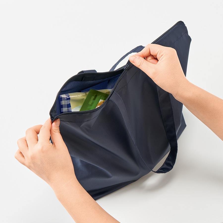 ポケッタブルファスナートート（L）