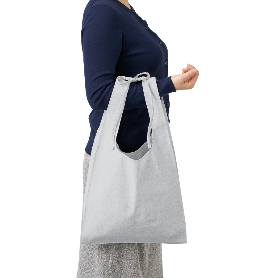 シャンブリック紐付マルシェバッグ