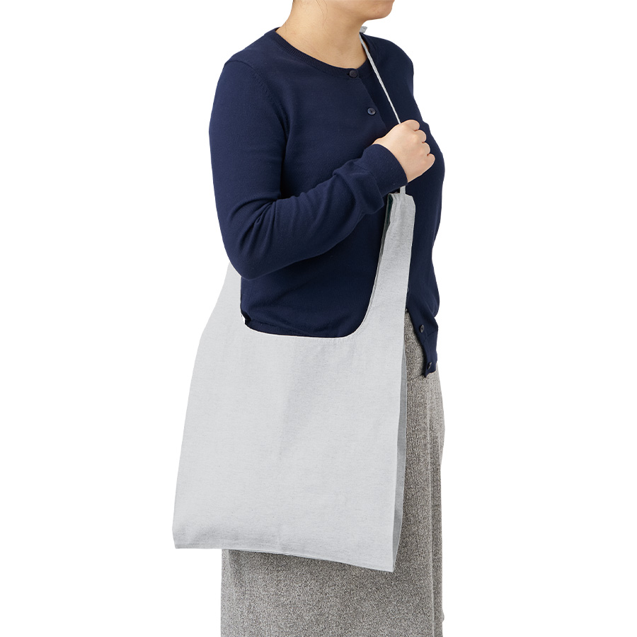 シャンブリック紐付マルシェバッグ