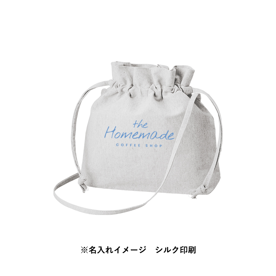 【アウトレット】シャンブリック巾着ショルダーバッグ