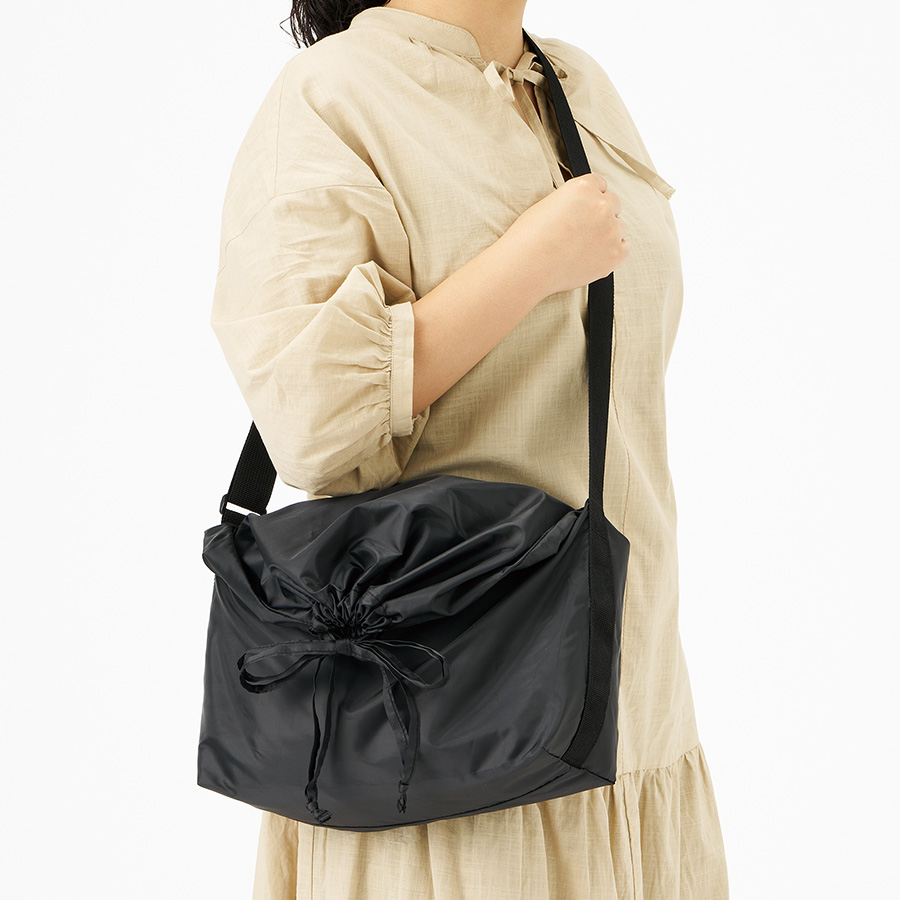 巾着ポリショルダーバッグ