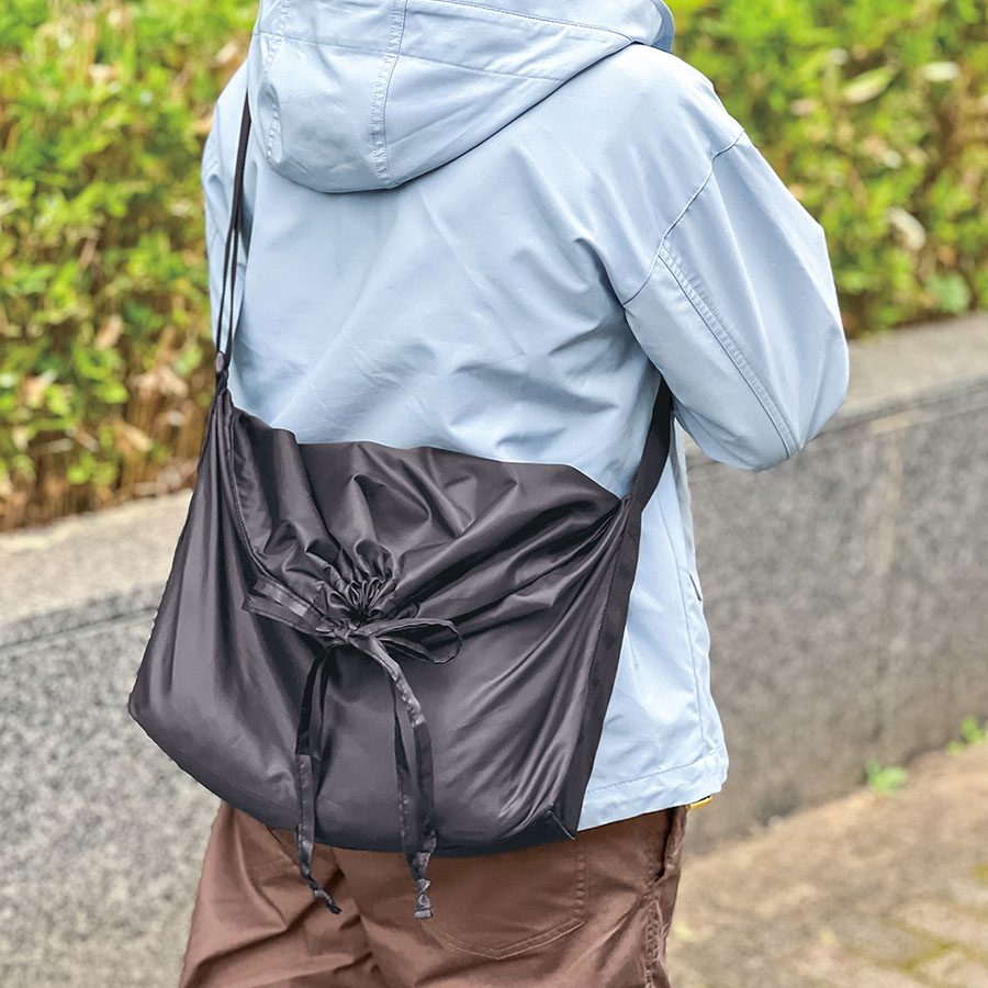 巾着ポリショルダーバッグ