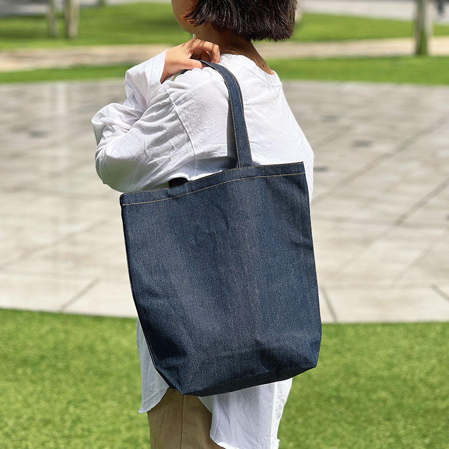 デニムトート（size：S～M、カラー：インディゴ）