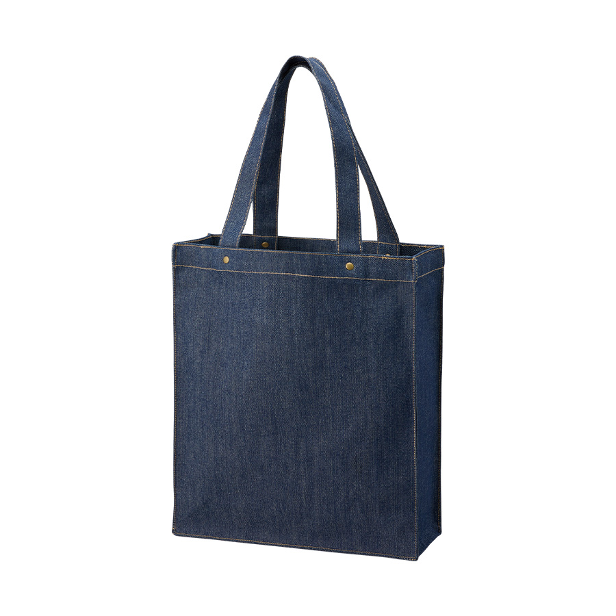 デニムボックススタッズトート　インディゴ