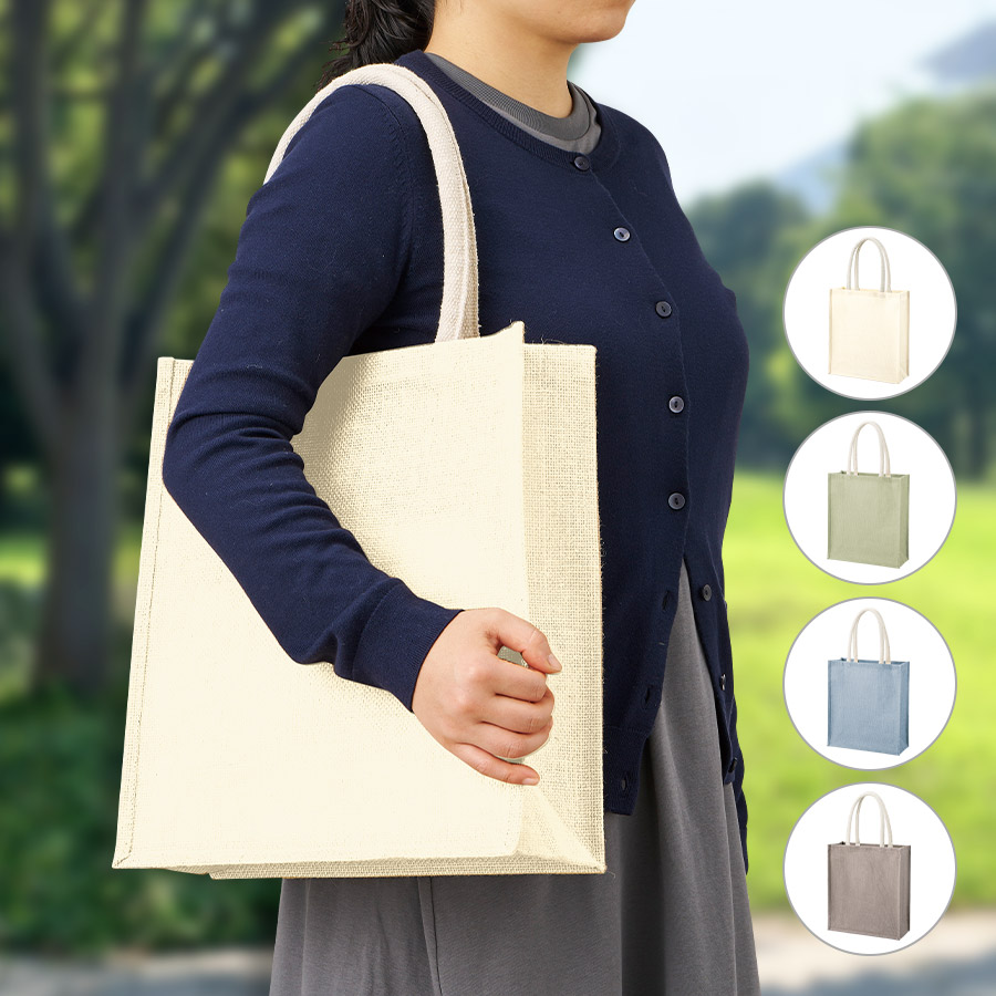 TR-1398ジュートスクエアトート（ML）