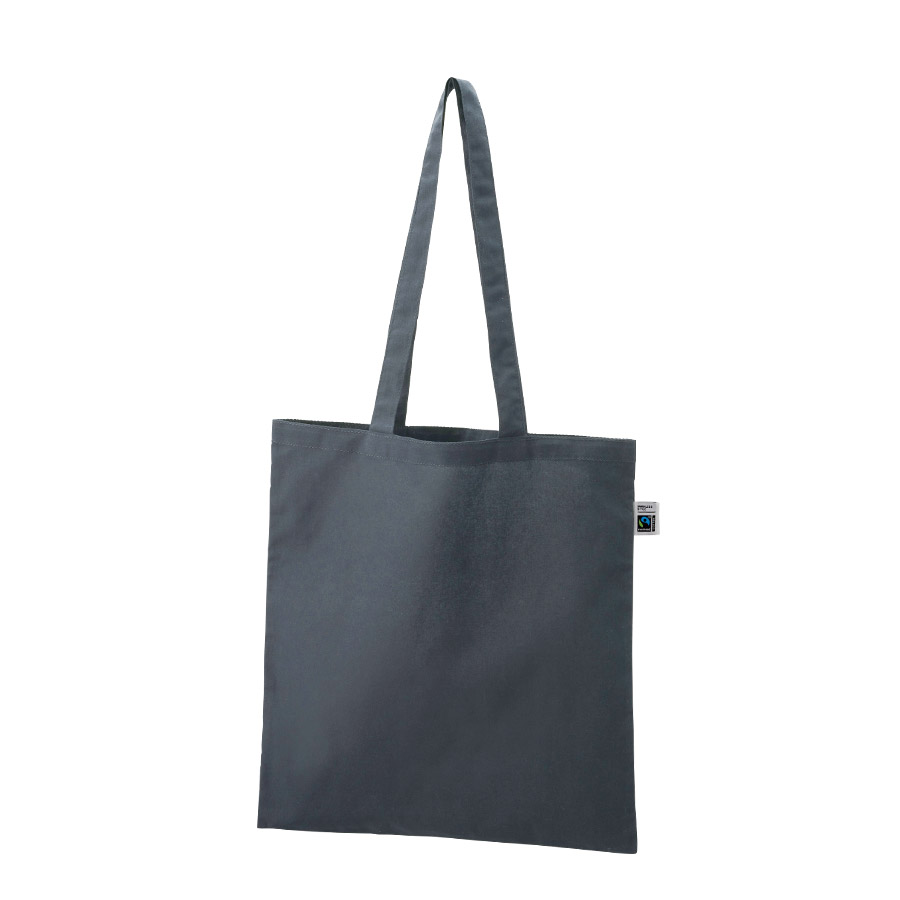 フェアトレードコットンカジュアルフラットバッグ（L）