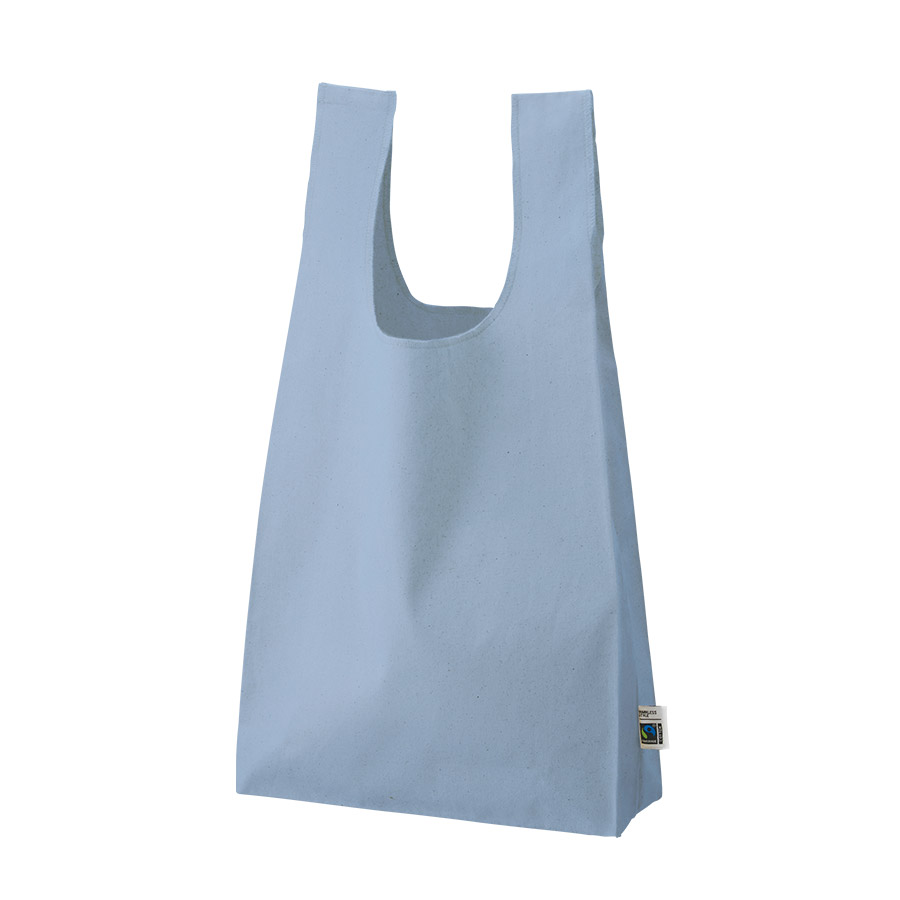 フェアトレードコットンマチ付マルシェバッグ