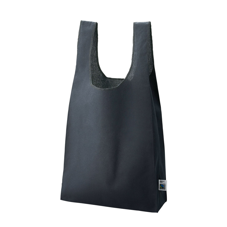 フェアトレードコットンマチ付マルシェバッグ