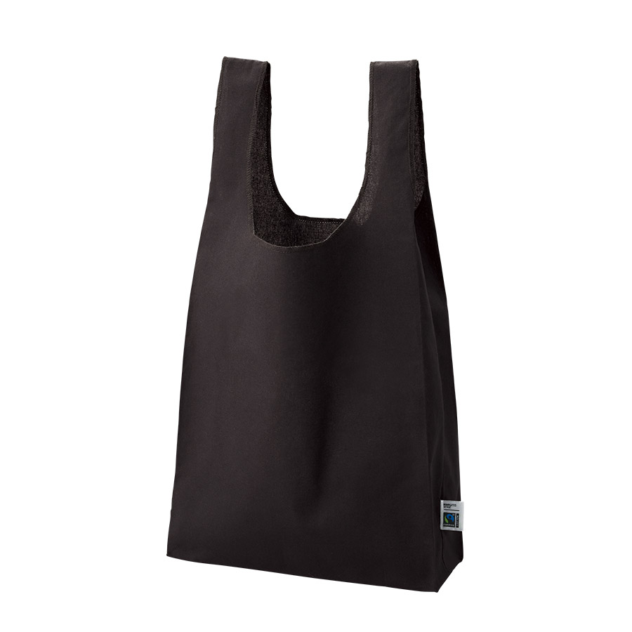 フェアトレードコットンマチ付マルシェバッグ