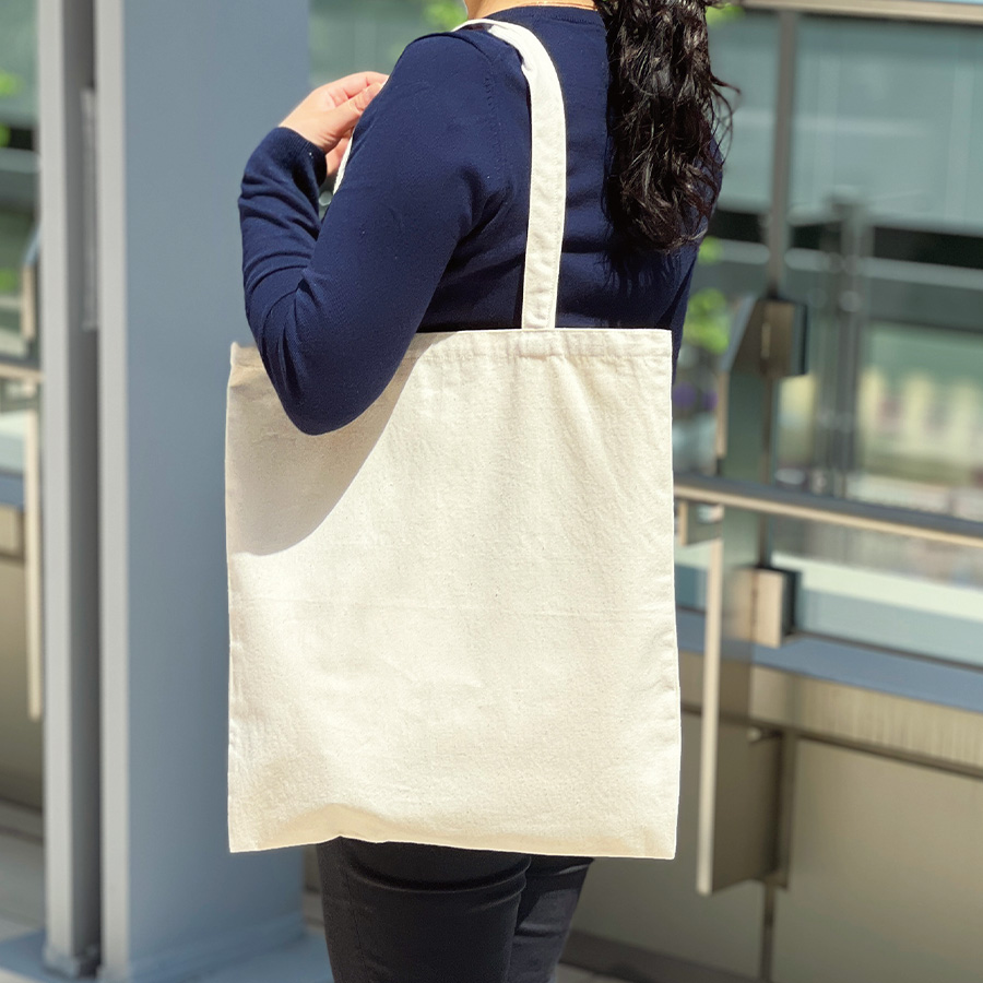 ライトキャンバスフラットバッグ（LL）　ナチュラル