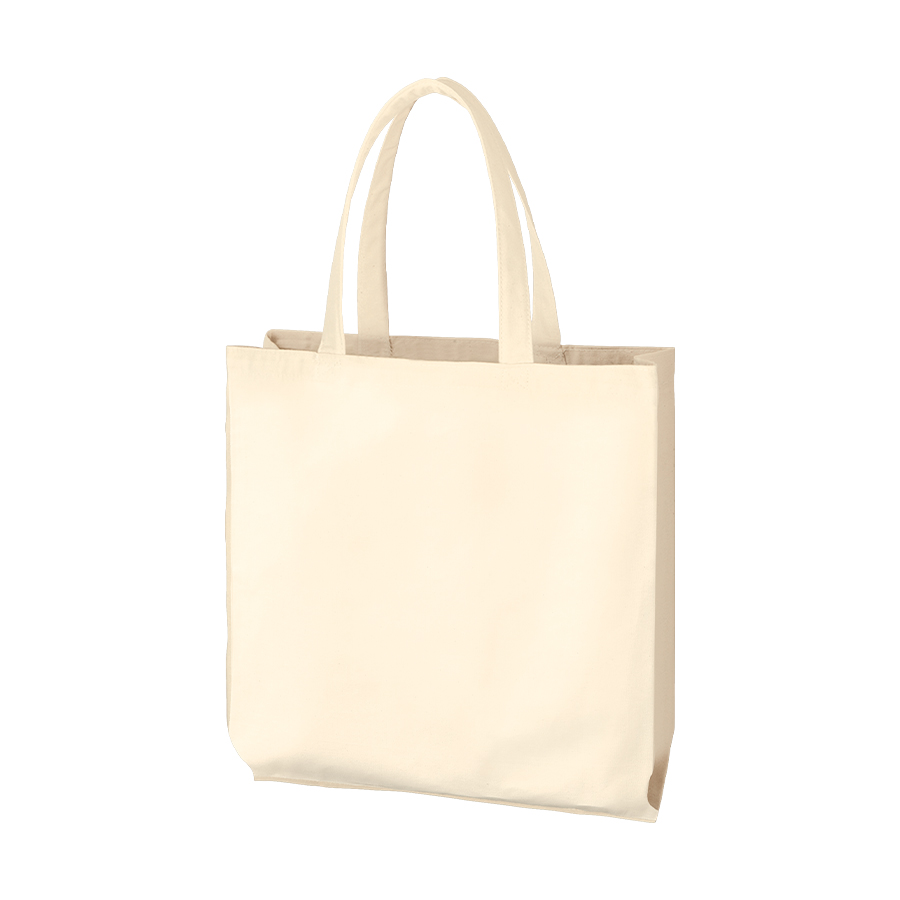 ライトキャンバス横マチトート　ナチュラル