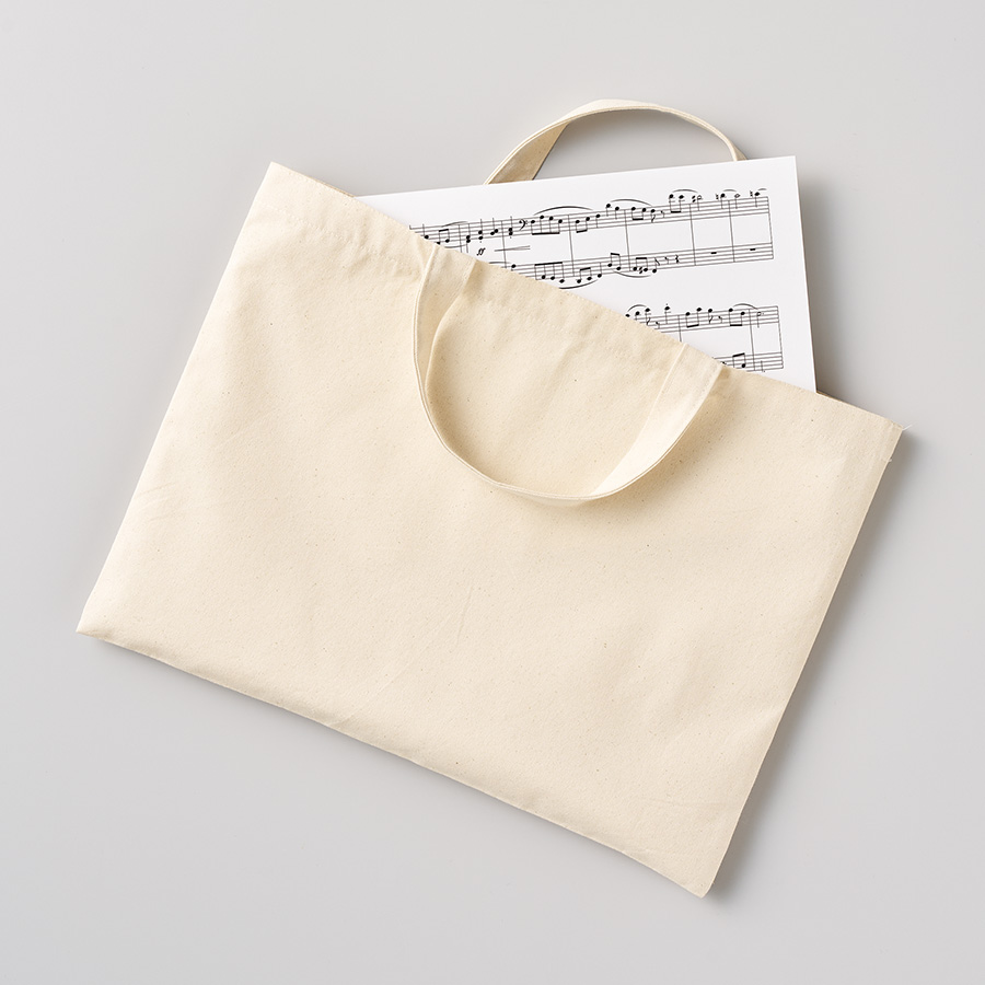 ライトキャンバスレッスントート　ナチュラル