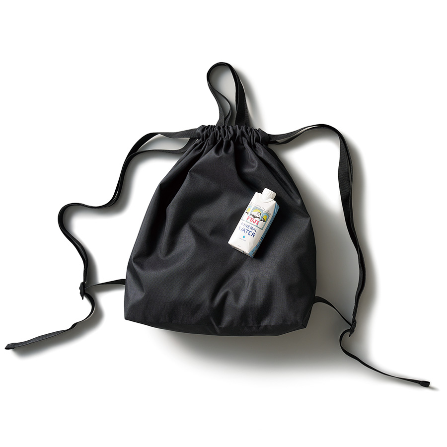 ハンドル付ポリ巾着リュック