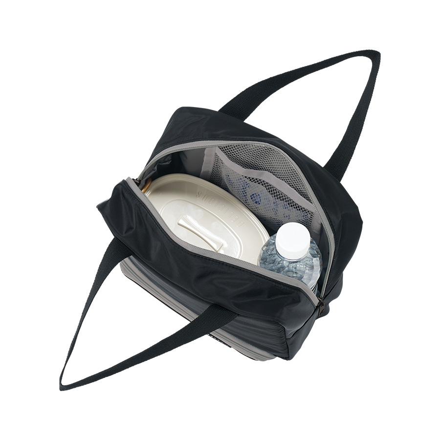 スマホが立てられるクーラーランチバッグ