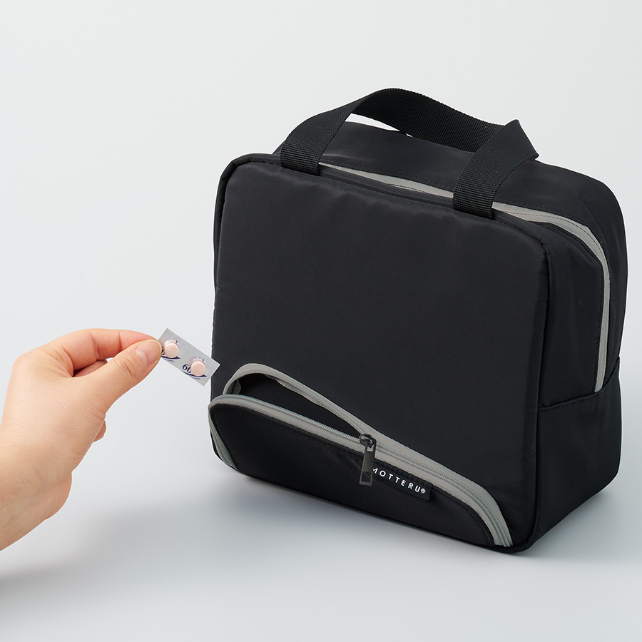 スマホが立てられるクーラーランチバッグ