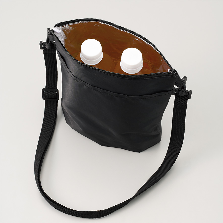 保冷ボトルホルダーサコッシュ　ワイド