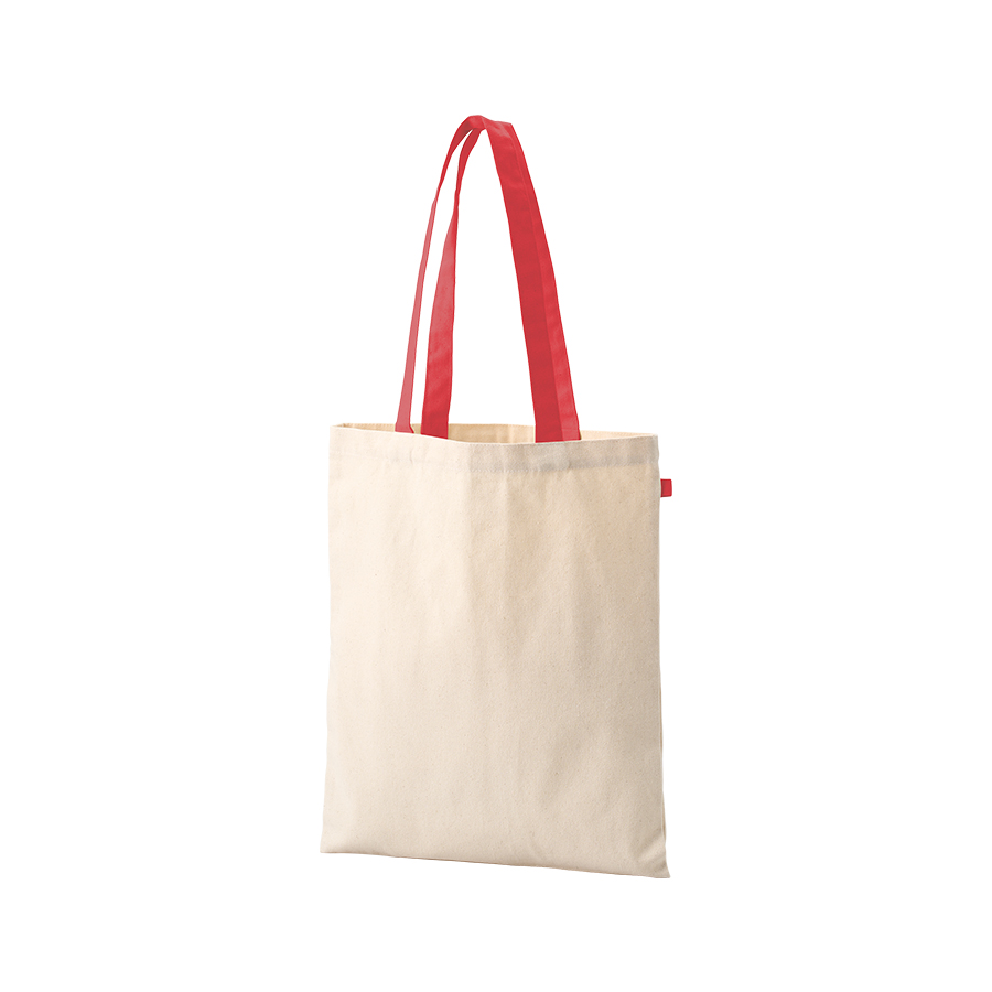 キャンバスフラットトートループ付