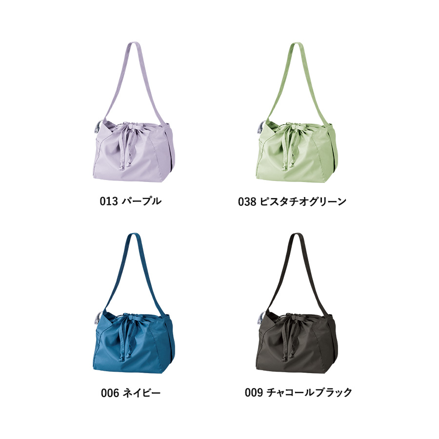クルリトコンパクトクーラー巾着ショルダーバッグ