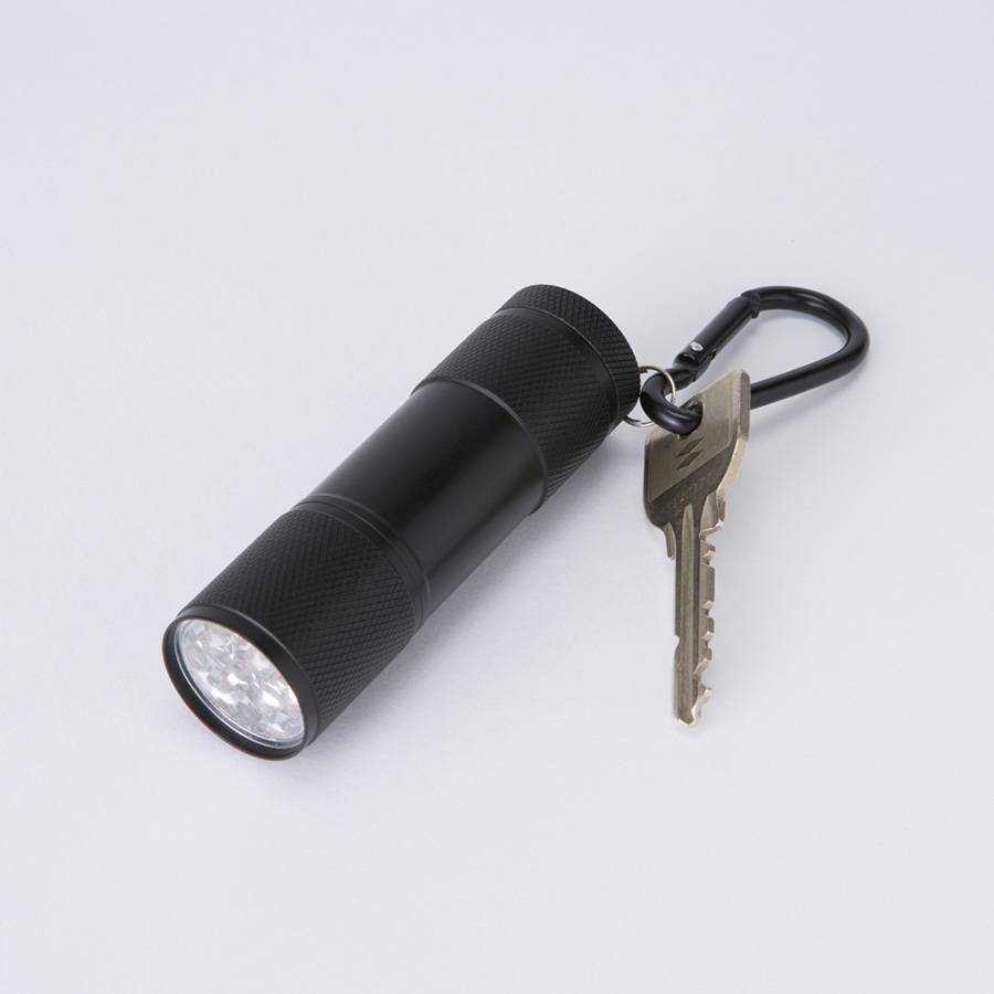 LED９灯カラビナ付ライト