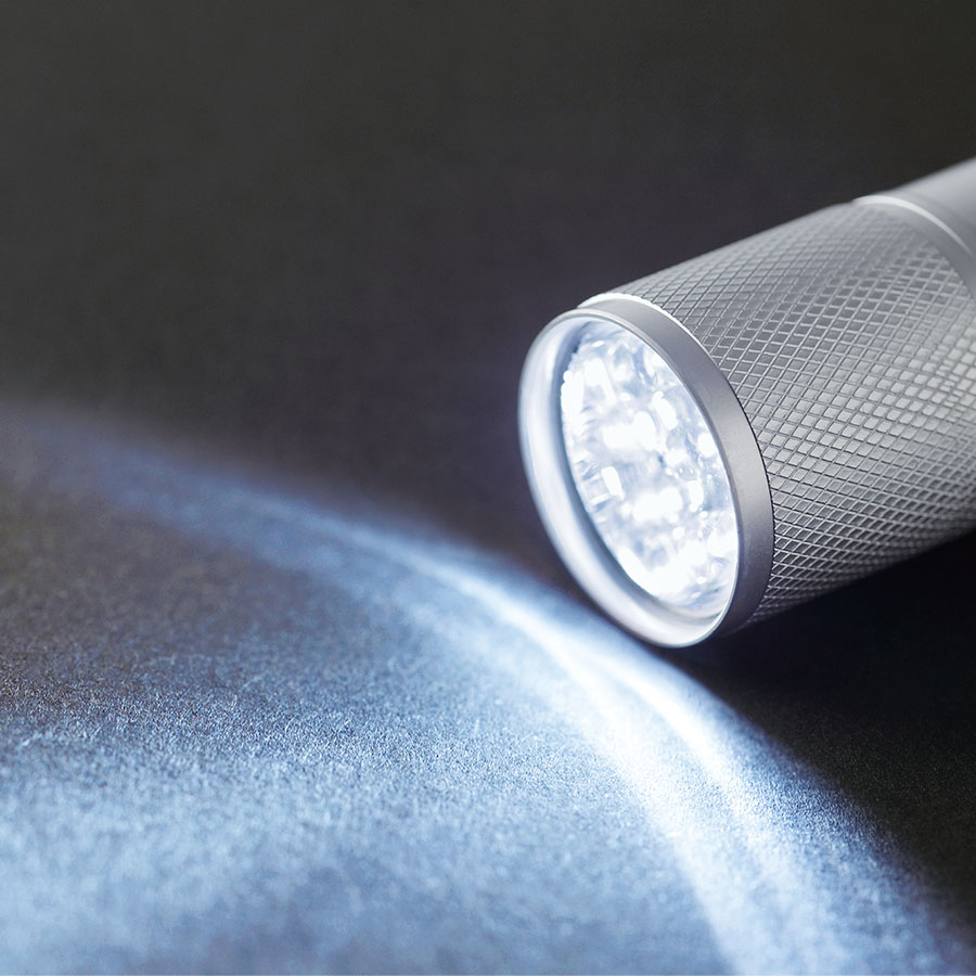 LED９灯カラビナ付ライト