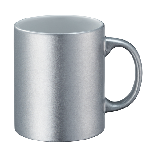 TS-0872-GS陶器マグストレート（M）　シルバー