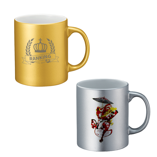 陶器マグストレート（M）　シルバー