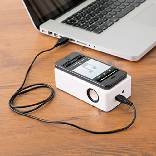 【アウトレット】ワイヤレスボックススピーカー　ブラック