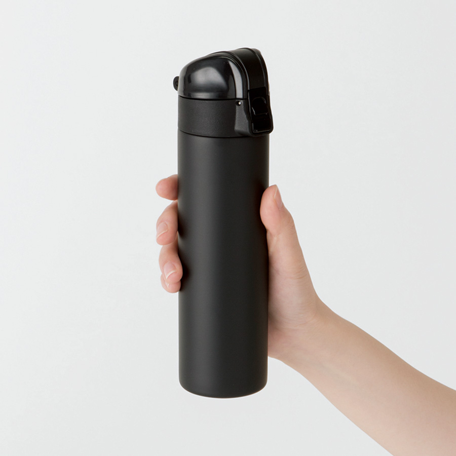 ワンタッチスリムサーモボトル　320ml　ブラック