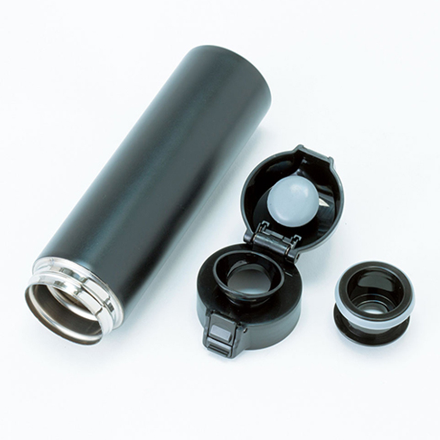 ワンタッチスリムサーモボトル　320ml　ブラック