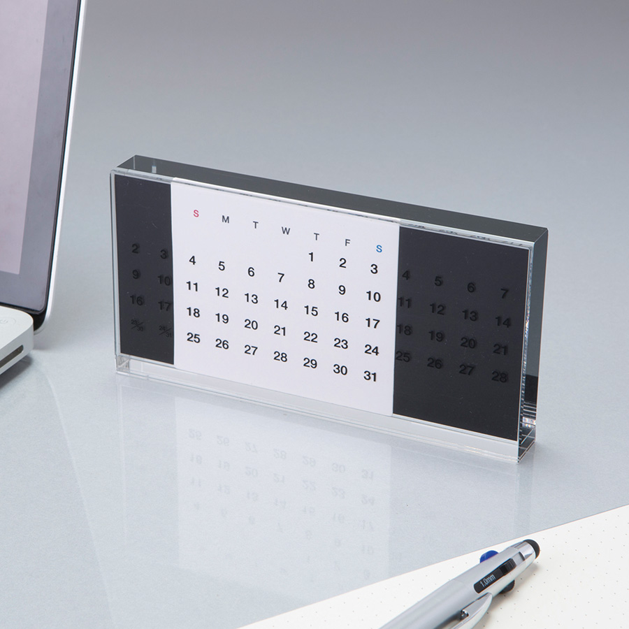 アクリル万年カレンダー