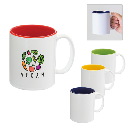 陶器マグストレート バイカラー