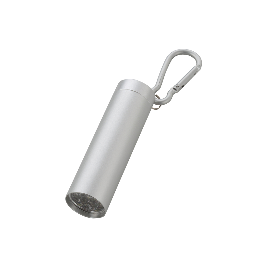 LED９灯カラビナ付ライト　スムース