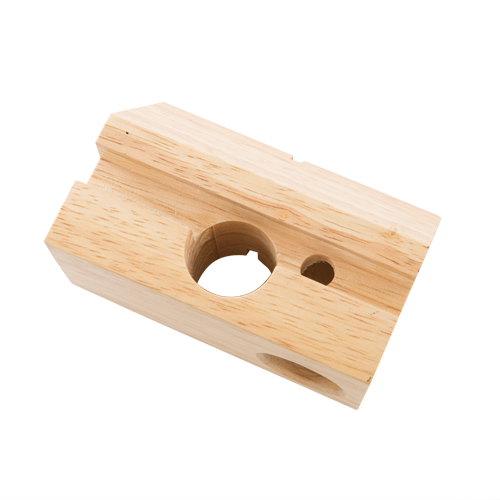 ラバーウッドスピーカースタンド　シングルホーン