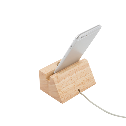 ラバーウッドスピーカースタンド　シングルホーン