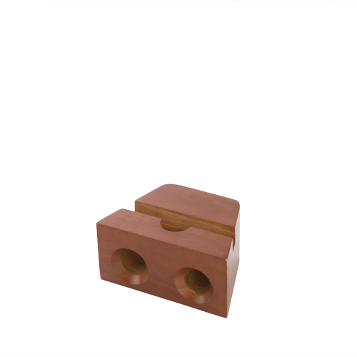 ラバーウッドスピーカースタンド　ダブルホーン