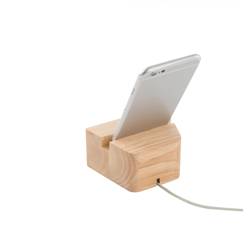 ラバーウッドスピーカースタンド　ダブルホーン